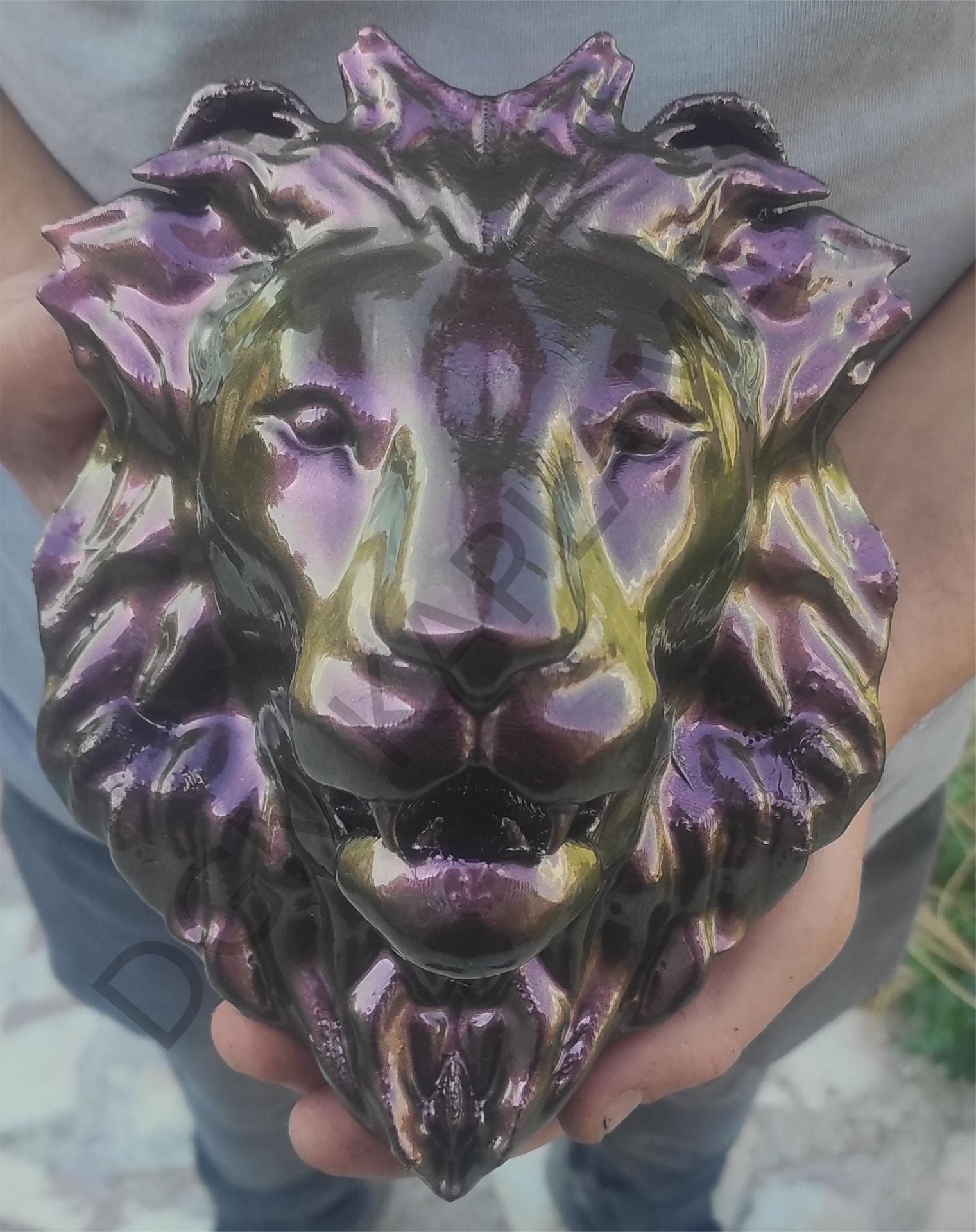 HOLOGRAM BOYA ANTİK SARI 1